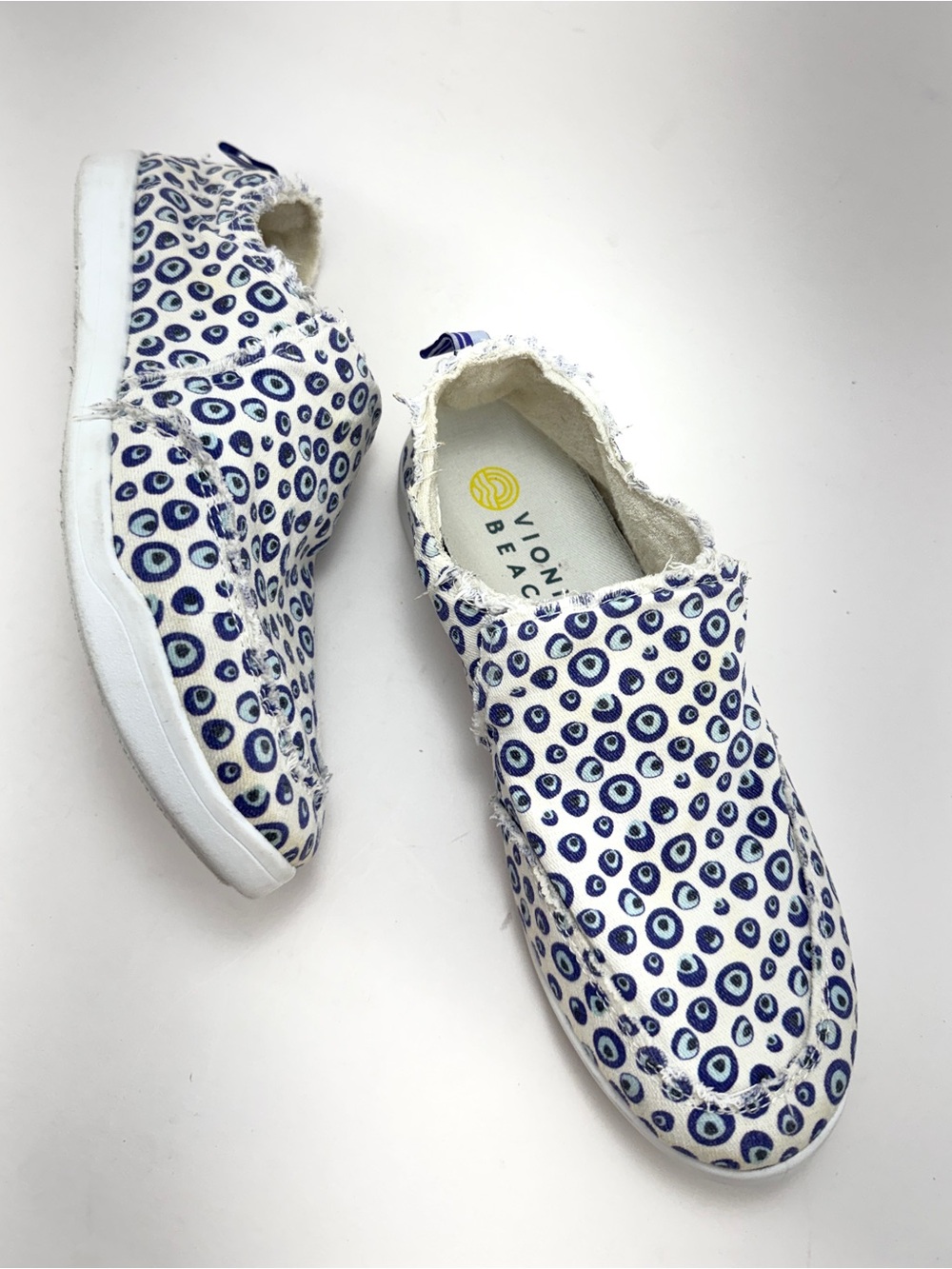 💖 Vionic Beach Washable Canvas Slip-On Sneakers, Sz. 7
